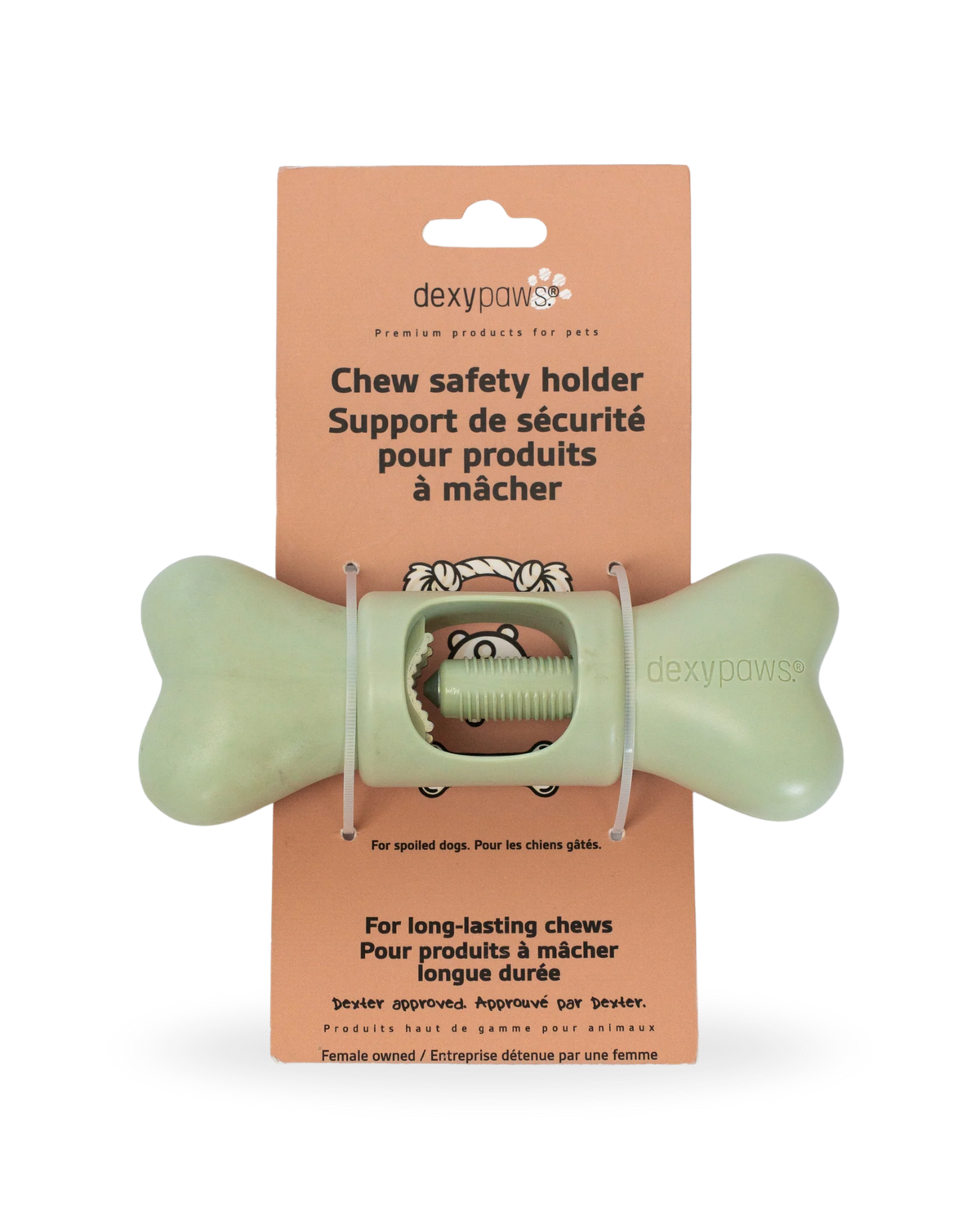 Chew safety holder