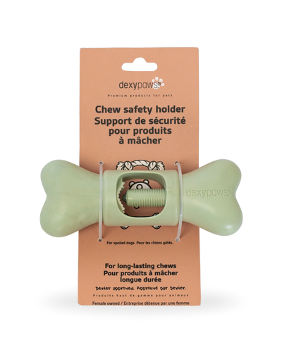 Chew safety holder