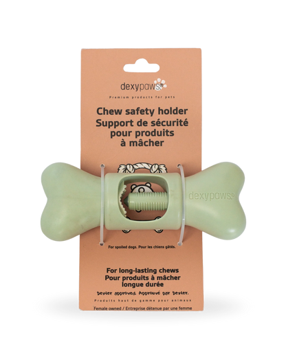 Chew safety holder