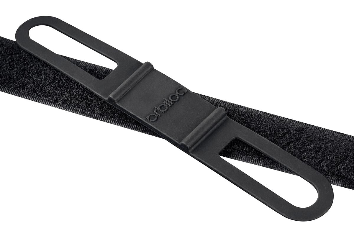 Strap set with rubber strap and velcro