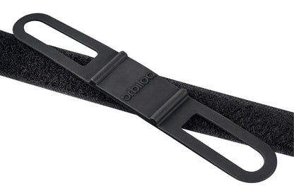Strap set with rubber strap and velcro